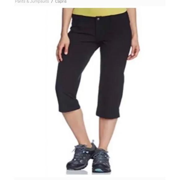Patagonia Womens hiking Capri Pants Black Size 6 Small Ws' all out capris - Picture 1 of 7